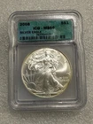 2008 Silver Eagle ICGS MS69 Green Label ~ NO SPOTS ~ PRISTINE