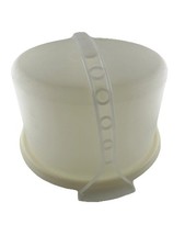 VTG Tupperware -Round Cake Taker Carrier 683 w/ Lid 684  Handle 624 -