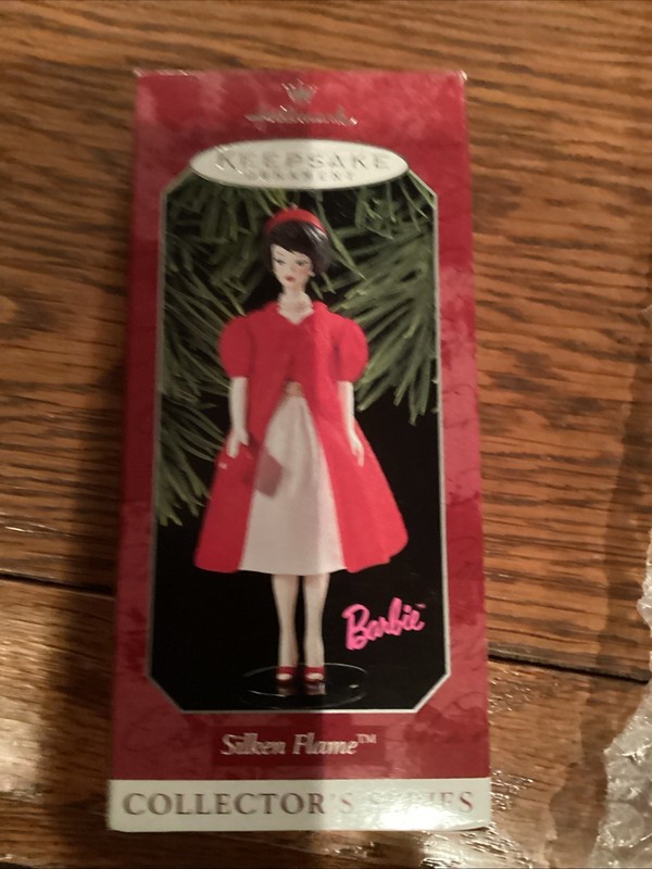 Hallmark Keepsake Ornament Barbie Silken Flame 1998 5th in Series NIB