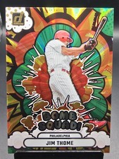 2025 Donruss #12 Jim Thome Bomb Squad Green Laser
