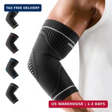 Rakiie 2 Pack Elbow Brace Compression Sleeve Grey M
