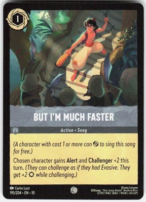 But I'm Much Faster 195/204 Whispers in the Well Disney Lorcana