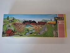 Faller H0 B-531 Holzbrücke NEU Orig. 60er Jahre Bausatz Eisenbahn-Brücke HO