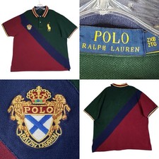 Polo Ralph Lauren Polo Shirt Big Pony Colorblock Men  s Size 2XB Multicolor