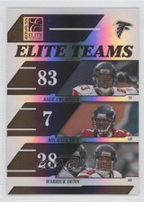 2006 Donruss Elite Teams Black /1000 Alge Crumpler Michael Vick Warrick Dunn 0a1