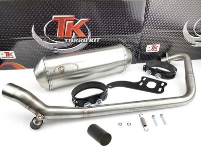 Edelstahl Turbo Kit Auspuff Hyosung GT N E3 NE R E3 RF 250 4 Takt Auspuffanlage 