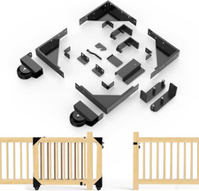 Sliding Gate Kit Heavy Duty Rolling Gate Hardware Kit for Smooth Quiet Sliding O