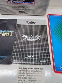 VECTREX ARCADE SYSTEM CARTRIDGE WEBWARS COMPLETE