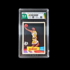 2007-08 Topps Kevin Durant 1957 58 Variations Rookie RC #112 SuperSonics HGA 9.5