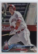 2018 Topps Chrome Refractor Mike Trout #100