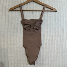 Skims Women's Seamless Sculpt Strapless Thong Bodysuit Sienna Size XS NWOT
