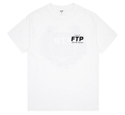 FTP 15 Year Anniversary Tee White Size Large T-Shirt BRAND NEW FuckThePopulation