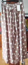 Hose m. Gürtel neu Marlene Hose weites Bein ...