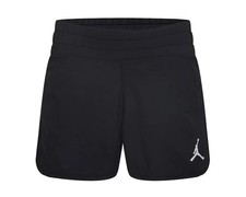NWT Girls' Jordan High Flying Hybrid Shorts Black/white accent 45D170-023 Sz L