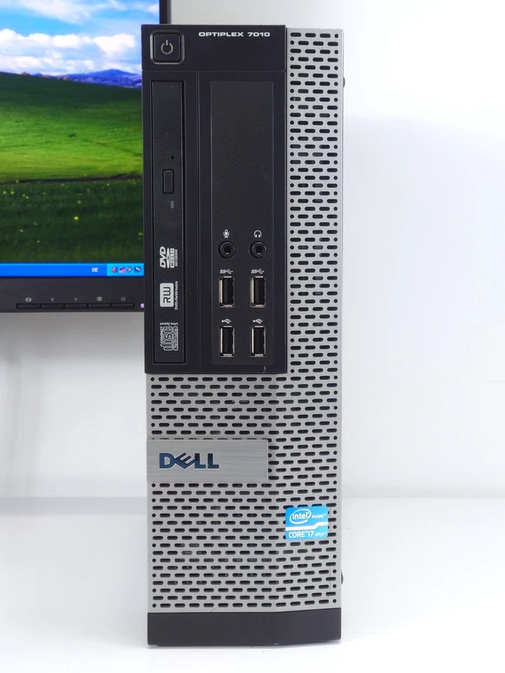DELL SFF PC Windows XP Gaming Computer 320GB 4GB DVD-RW COM VGA DP i7 3.40 GHz - Bild 3 von 4