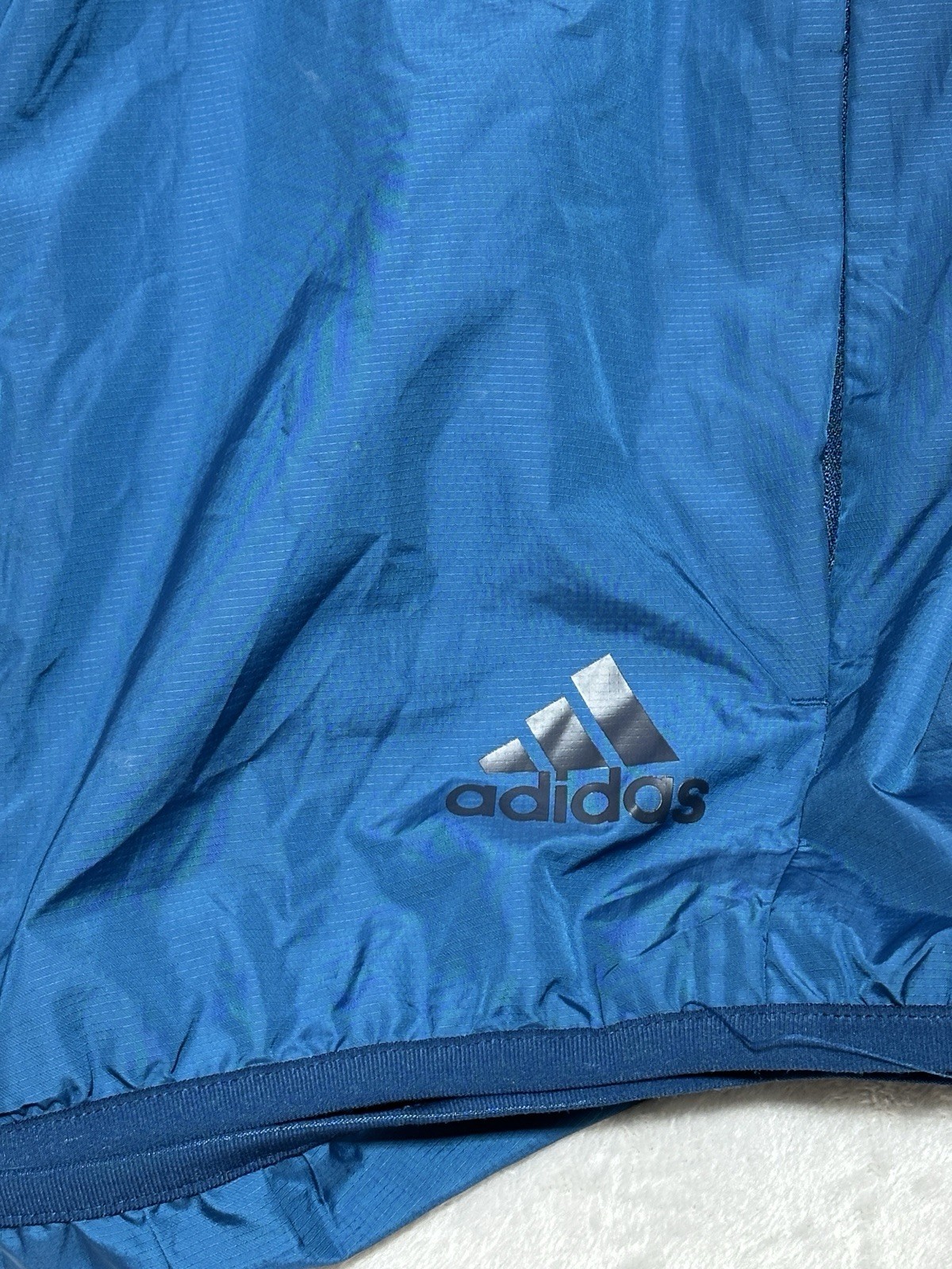 Adidas Training Jacket Blue Performance Windbreak… - image 2