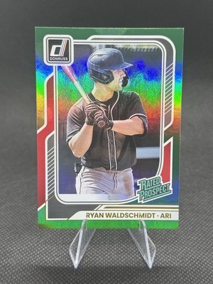 2026 Panini Donruss Ryan Waldschmidt SP Green Laser Parallel /199 Rated Prospect