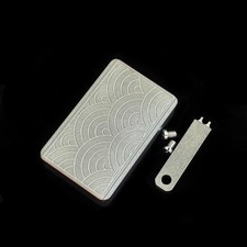 Titanium Storage Case Box Jewelry Pill Holder Container Organizer Fidget Slider