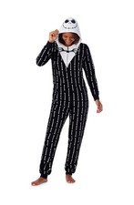 Disney Nightmare Before Christmas Jack Skellington Women's One-Piece Pajamas M