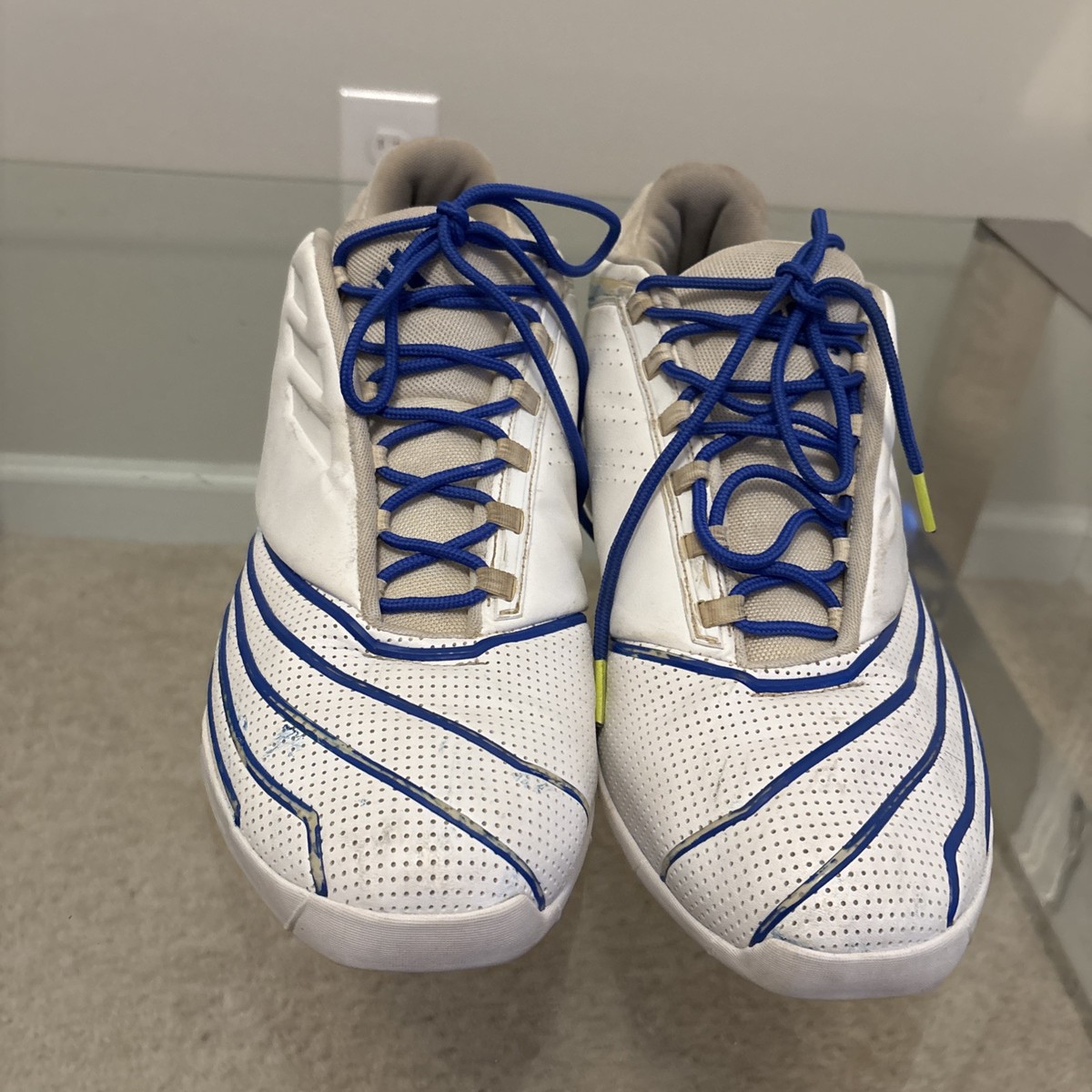 Adidas Mens T Mac 2 OG EVO Restomod Basketball Shoes White/Royal