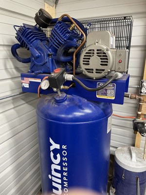 Quincy QT-54 Splash Lubricated Reciprocating Air Compressor - 60