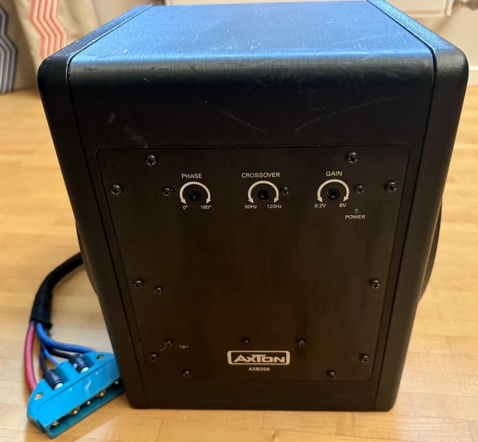 Axton AXB20A Subwoofer mit Verstärker 20cm - Schwarz - Auto Subwoofer - Bild 3 von 4