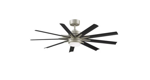 Fanimation Odyn Custom 1-Light 9-Blade Ceiling Fan Motor (Only) in Brushed - Picture 1 of 2