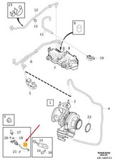 VOLVO V60 MK2 Compressor Exhaust Pipe 31370333 NEW