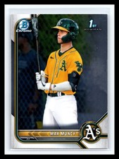 💥 MAX MUNCY 2022 1st Bowman Chrome Prospects Rookie RC # BCP - 89