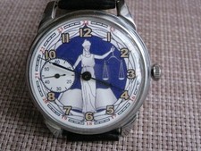 MARRIAGE Vintage WristWatch Justice 3602 18J Converted Pocket Watch USSR