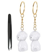 Pet Hair Holder Memorial Fur Keepsake Keychain Commemorative Supplies Dog Charm