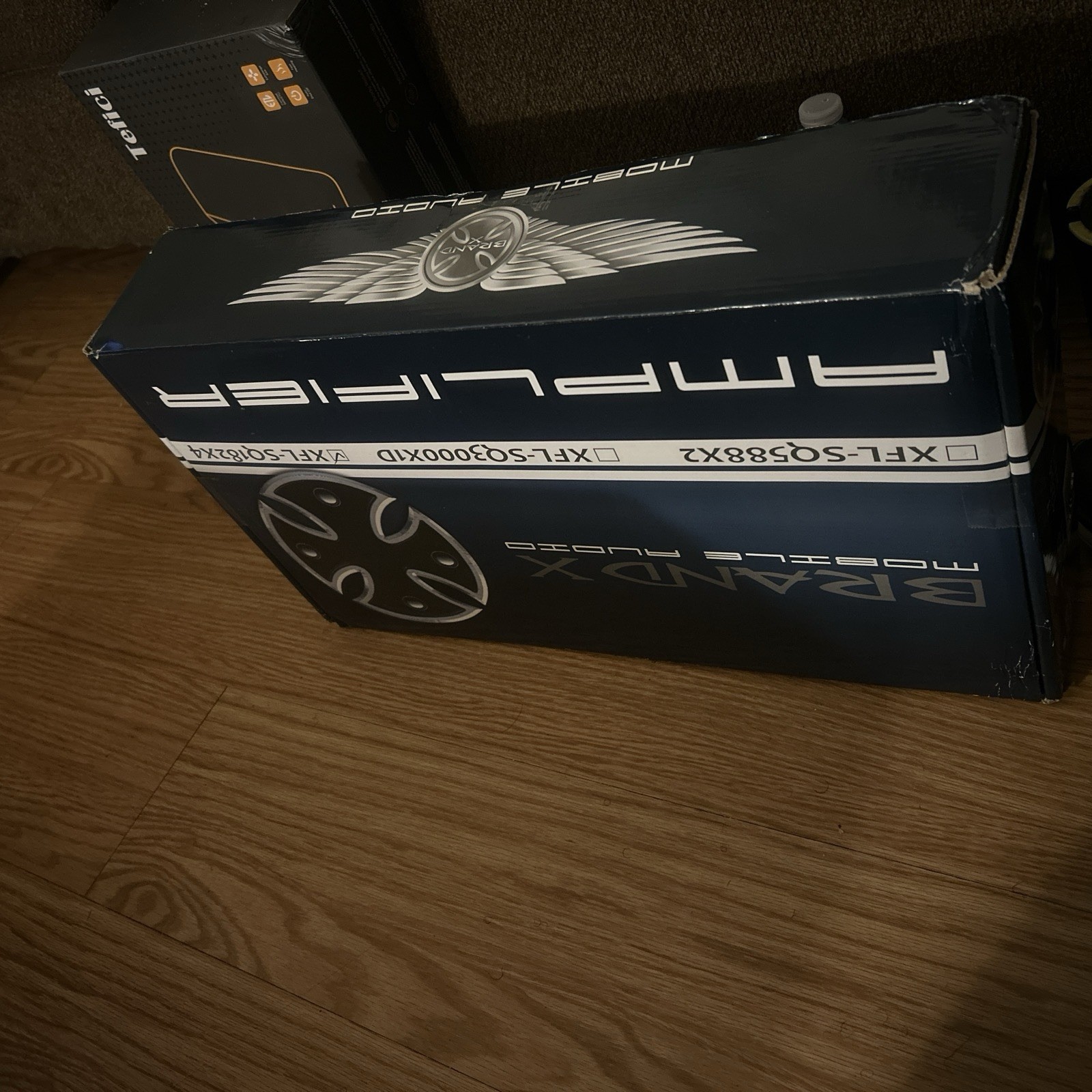 Brand X 1204W 4Ch Amplifier + Digital Voltage/Amperage Display XFLSQ182X4