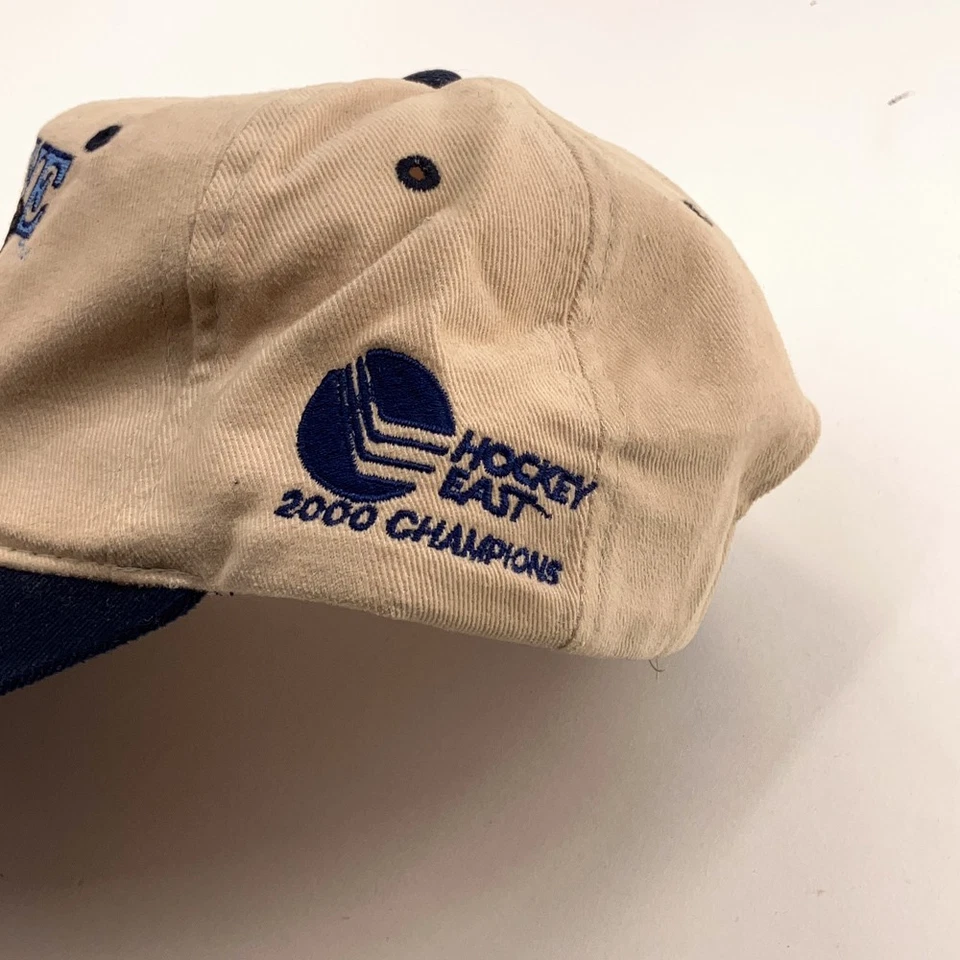 Vintage Maine hockey East 2000 champions Y2K baseball hat UMO - Image 3 of 4