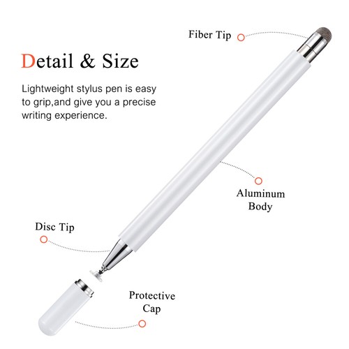 Set of 5 Doppelköpfiger Stift Kapazitiver Touch-Stift Stiftstift - 第 7/12 張圖片