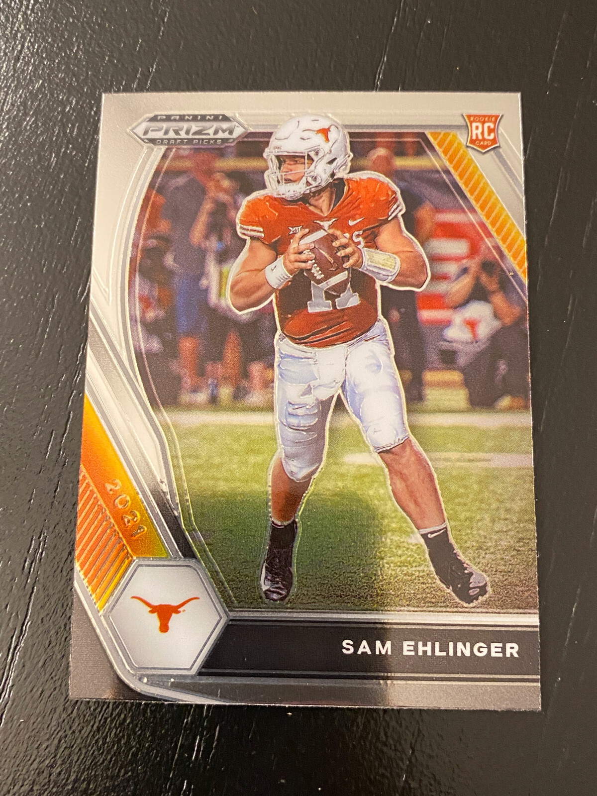 2021 Panini Prizm Draft Picks Sam Ehlinger Base Rookie RC #131 Colts