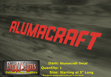 1980's Alumacraft boat decal! Choose size 5