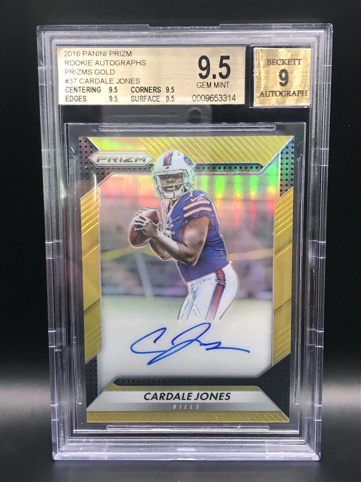Cardale Jones Panini Prizm Rookie Autograph Prizm #RACJS Base