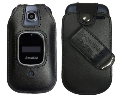 Kyocera Cadence Leather Fitted Swivel Belt Clip Case S2720 by Wireless ProTECH