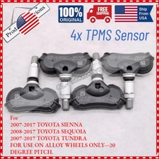 New Set 4 For TOYOTA Tire Pressure Monitoring System (TPMS) Sensor 42607-0C070