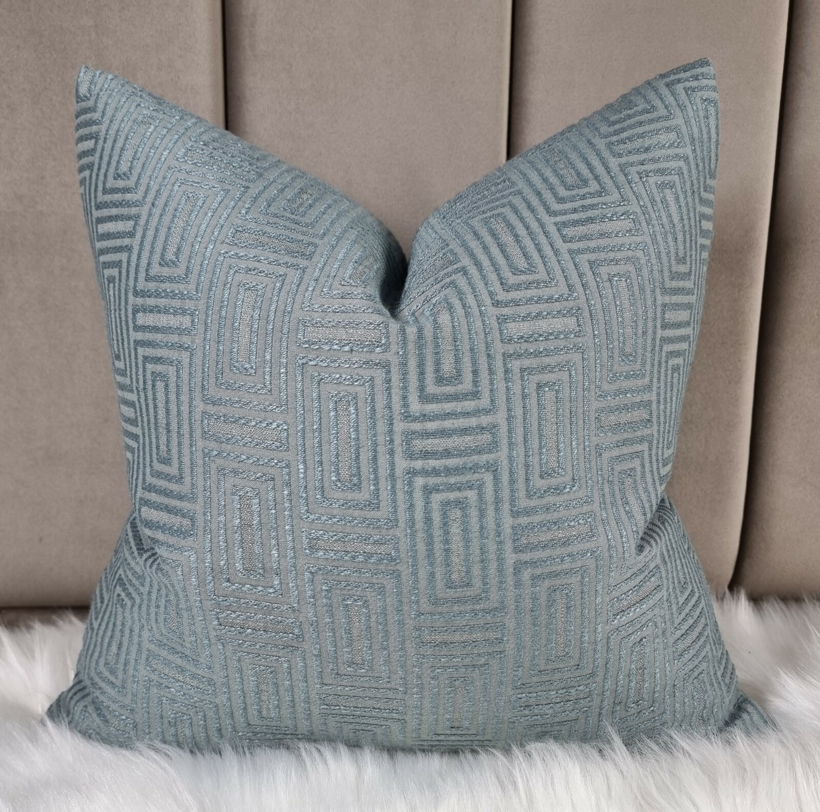 KALAMBO JOHN LEWIS & PARTNERS Topaz Cushion Cover Geometric Weave