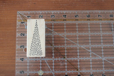 MEMORY BOX Twinkle Tree Star Christmas Wood Rubber Stamp