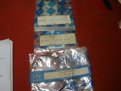 Mercedes power steering repair seal kits (3) OEM, NOS