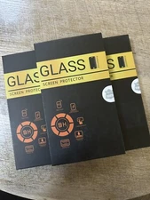 3X For iPhone 15 Pro Max Tempered Glass Screen Protector