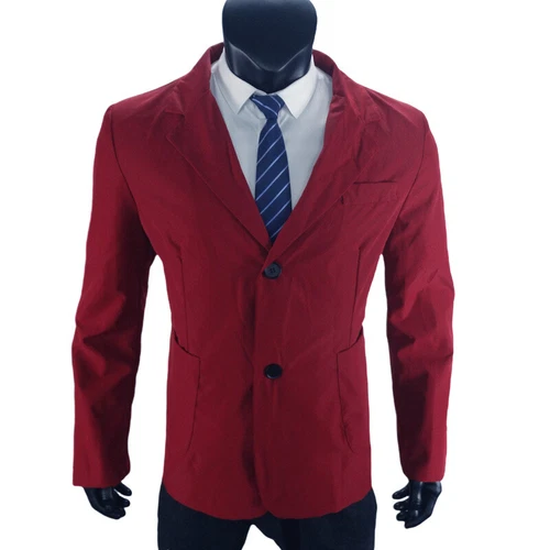 Men's Suit-Jacket Tops Business Casual Formal Coat Dress Work Slim Jacket Blazer - Picture 3 of 28