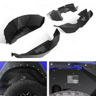 4PCS Set Front+Rear Inner Fender Liners Fits Jeep Wrangler JK JKU 2007-2018
