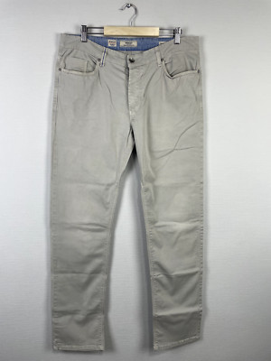 Boggi Milano BM39 Gray Stretch Straight Men's Casual Formal Pants Sz 38