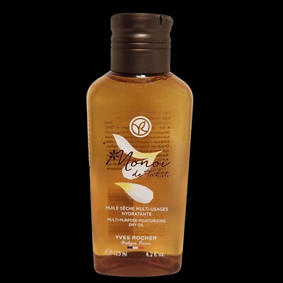 Yves Rocher MONOI DE TAHITI Body Multipurpose Moisturizing Dry Oil 4.2 fl oz NOS