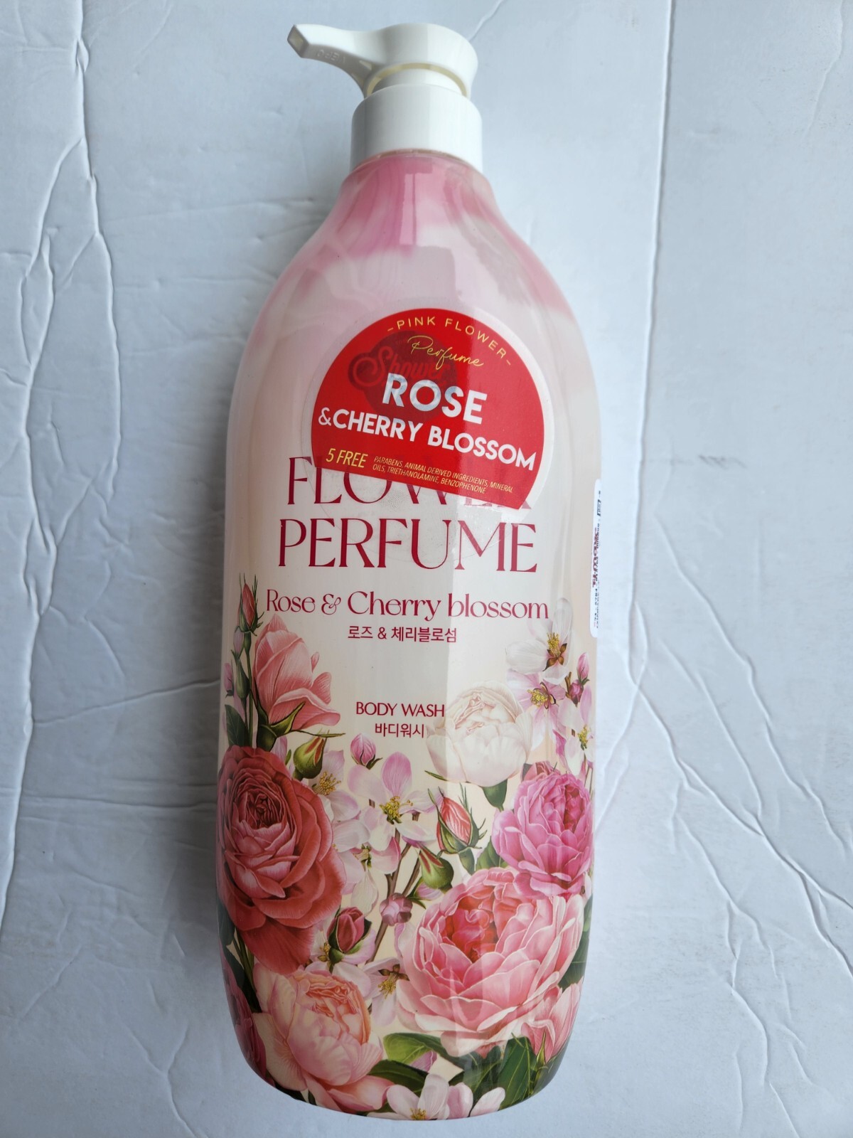 SHOWER MATE FLOWER PERFUME ROSE & CHERRY BLOSSOM BODY WASH 31.7 FL OZ ...