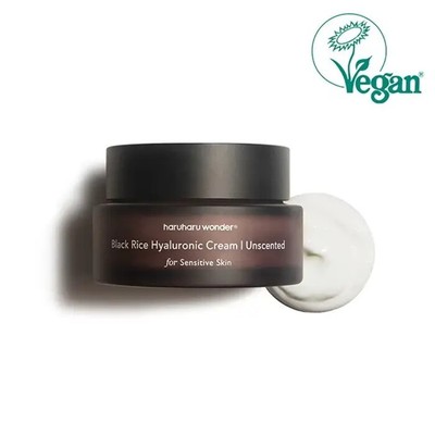 HARUHARU WONDER Schwarzer Reis Hyaluron Creme - unparfümierte empfindliche Haut UK VERKÄUFER