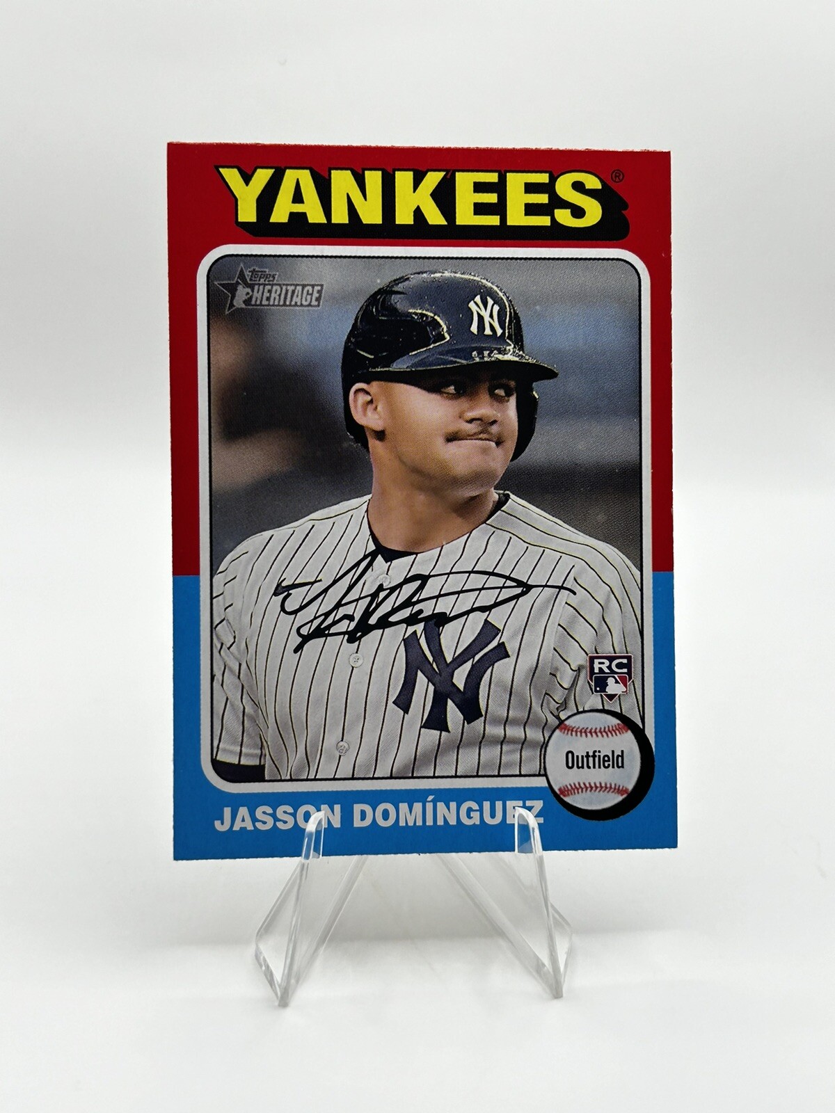 2024 Topps Heritage Jasson Dominguez RC #399 New York Yankees Rookie